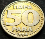 Cumpara ieftin Moneda 50 PARA - YUGOSLAVIA, anul 1994 * cod 1115, Europa