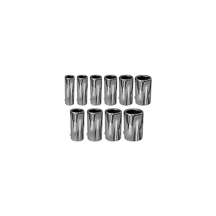 Ornament Toba Streetwize Cromat Simplu rotund 140x57x54mm AutoDrive ProParts