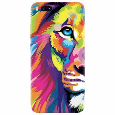 Husa silicon pentru Xiaomi Mi A1, Colorfull Lion 002 foto