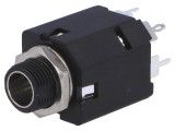 Soclu Jack 6.3mm Stereo cu &Icirc;ntrerupător Dublu