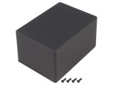 Carcasă Universală Aluminiu Negru IP54 102x140x77mm