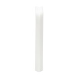 Colt exterior pentru plinta parchet MDF SET, alb, 60 x 20 mm, 4 buc/set