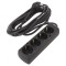 Prelungitor Schuko 4 Prize Negru 3x1,5mm2