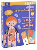 Cumpara ieftin Joc educativ magnetic, mierEdu, Totul despre corp si emotii