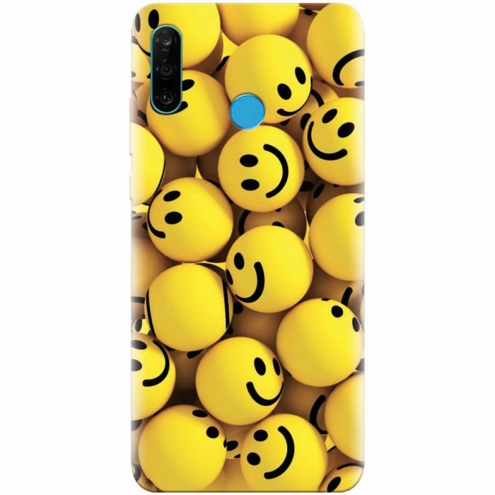 Husa silicon pentru Huawei P30 Lite, Smiles 002