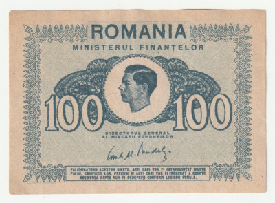 Romania, 100 lei 1945 * 5 foto