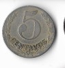 Moneda 5 centavos 1921 - Columbia, America Centrala si de Sud, Cupru-Nichel
