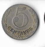 Moneda 5 centavos 1921 - Columbia