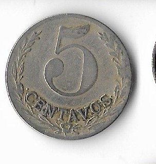 Moneda 5 centavos 1921 - Columbia foto