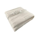 Patura electrica Floria, dimensiuni 150x80cm, putere 60w, 3 trepte de incalzire, alb / ZLN 8474