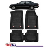 Covorase Auto TeamCar&reg; Tip Tavita Compatibile Mercedes-Benz E-Class W210 (1995&ndash;2002) Negru Material Rezistent, Cauciuc