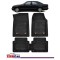 Covorase Auto TeamCar&reg; Tip Tavita Compatibile Mercedes-Benz E-Class W210 (1995&ndash;2002) Negru Material Rezistent