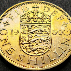 Moneda 1 SHILLING - MAREA BRITANIE / ANGLIA, anul 1960 *cod 1457 B = excelenta