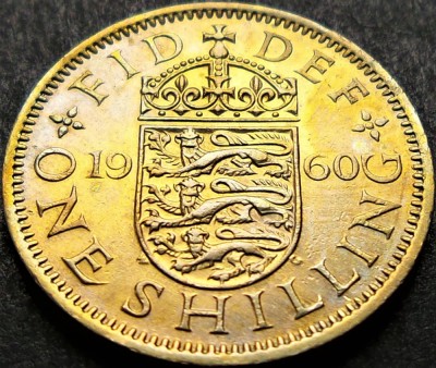Moneda 1 SHILLING - MAREA BRITANIE / ANGLIA, anul 1960 *cod 1457 B = excelenta foto