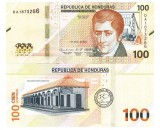 Honduras 100 Lempiras 2022, P-112 UNC, Bancnota Straina