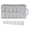 Tipsuri pentru unghii, albe, set de 100buc, Chique