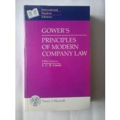 GOWER&#039;S PRINCIPLES OF MODERNN COMPANY LAW - L. C. B. GOWER