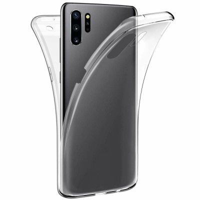 Husa Full TPU 360&amp;deg; (fata + spate) pentru Samsung Galaxy Note 10 Plus, Transparent foto