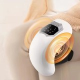 Cumpara ieftin Aparat electric inteligent pentru masaj genunchi, cu vibrații, &icirc;ncălzire profundă pentru ameliorarea durerii, fara fir, din ABS, incarcare USB, alb/ne