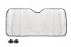 Parasolar parbriz argintiu din spuma EPE 130x60 cm