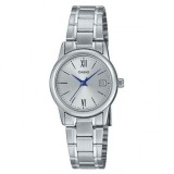Casio Women&#039;s Watch with Silver Metal Bracelet LTP-V002D-7B