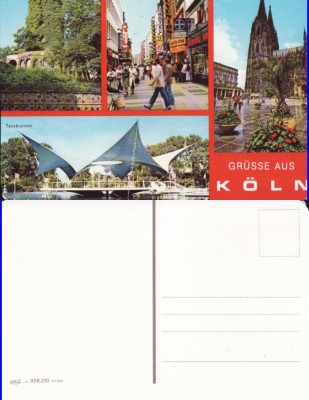 Ilustrata Germania-Koln foto