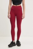 Joy in me jambiere de yoga Oneness Ease culoarea bordo, neted, Oneness Ease 7/8