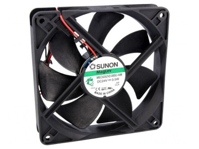 Ventilator Axial 24V DC 120x120x25mm 158m3/h 40.5dBA foto