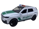 Macheta metal replica politie BMW X7 alb