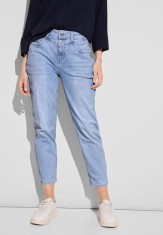 Blugi cu talie inalta pentru femei Street One A377239, albastru, 34W 28L - OUTLET