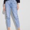 Blugi cu talie inalta pentru femei Street One A377239, albastru, 34W 28L - OUTLET
