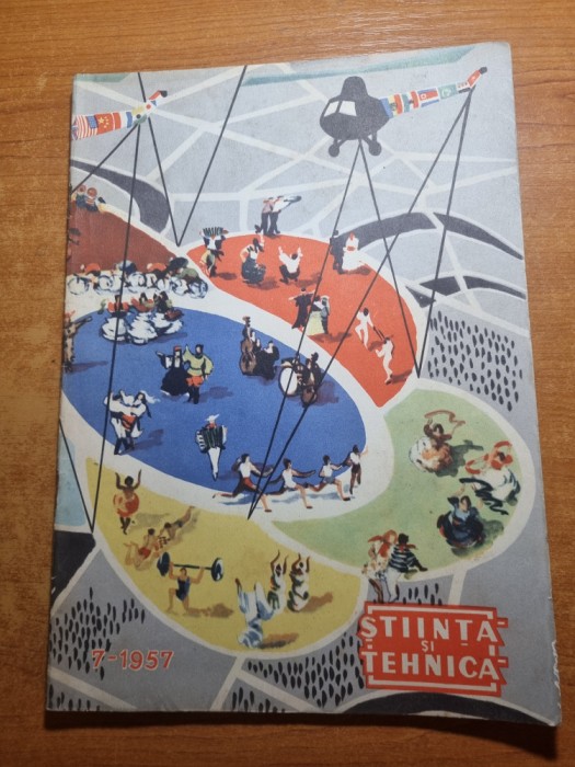 stiinta si tehnica iulie 1957-congresul hipic international,apele minerale