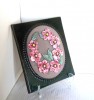 Tablou ceramica basorelief hand made - Gentiana 2 - semnat Aimo, JIE Gantofta