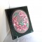 Tablou ceramica basorelief hand made - Gentiana 2 - semnat Aimo, JIE Gantofta