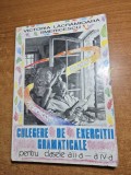 culegere de exercitii gramaticale - pentru clasele a 2-a si a 4-a - din anul 1996