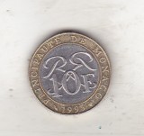 bnk mnd Monaco 10 franci 1995 bimetal