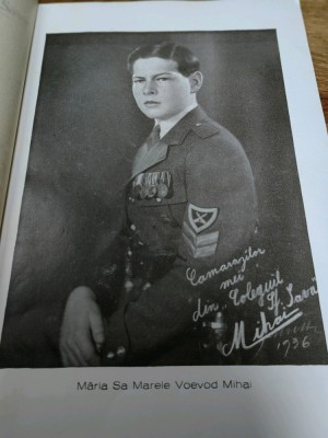Revista Colegiului National Sf. Sava, 1936, numar festiv, mesajul Voievod Mihai foto