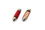 Set becuri auto cu LED CANBUS sofit compatibil C5W 12 SMD 39mm Alb 12/24V,