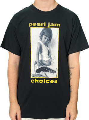 Tricou Pearl Jam &amp;#039;Choices&amp;#039; (Negru) negru foto