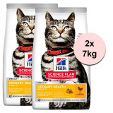 Cumpara ieftin Hill&amp;#039;s Science Plan Feline Adult Urinary Health Chicken 2 x 7kg, Hill&#039;s