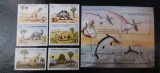 Sao Tome si Principe-Fauna,fauna preistorica,dinozauri-serie completa si colita,nestampilate MNH (C1), Nestampilat