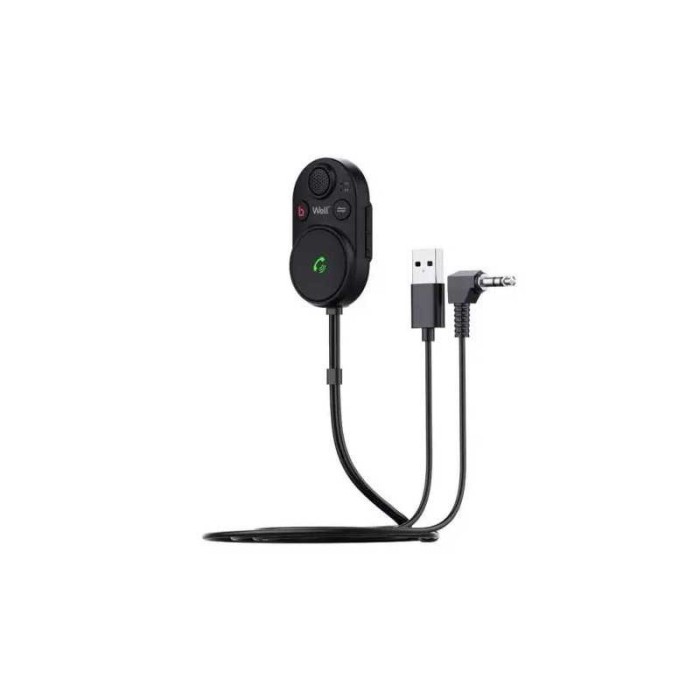 Receptor / Transmitator Bluetooth v5.3 carkit auto USB Jack 3.5 mm