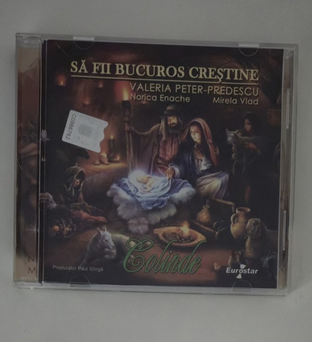 CD Audio Valeria Peter Predescu Colinde Sa fii bucuros crestine