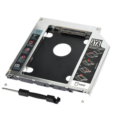 SSD HDD CADDY 12.7mm Cadru de montare pe unitatea hard disk de 2.5 inch foto