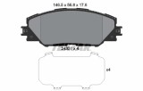 TEXTAR 2433701 set placute frana,frana disc