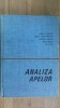 Analiza apelor- T.D.Ionescu, S.Constantinescu, G.Marcoci