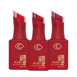 Cumpara ieftin Kit Manichiura Oje Semi Ruby Collection