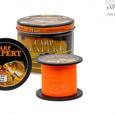 Fir Carp Expert UV Fluo- Orange 1000m Cutie Metalica,0.25mm/8.90kg
