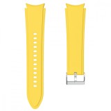 Cumpara ieftin Curea silicon, compatibila Samsung Galaxy Watch 4 Classic, 46mm, VD Very Dream&reg;, Quick Release, Pineapple Yellow