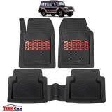 Hyundai Galloper Covorase Auto TeamCar&reg;- Cauciuc Tip Tavita/ Red